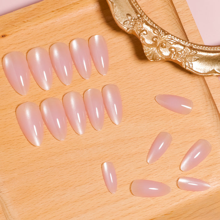 Professional Glossy Press-On Nail Set Stornfield