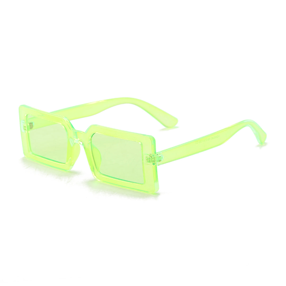Women's square sunglasses with modern transparent frame Stornfield
