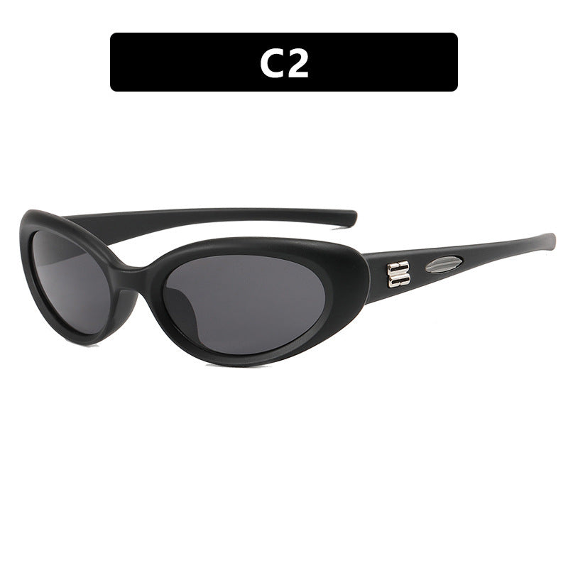Women's fashionable sunglasses with an exceptional shape and contrasting color accents Stornfield