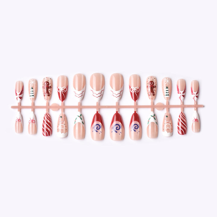 Festive Themed Press-On Nail Art Set Stornfield 1790636735