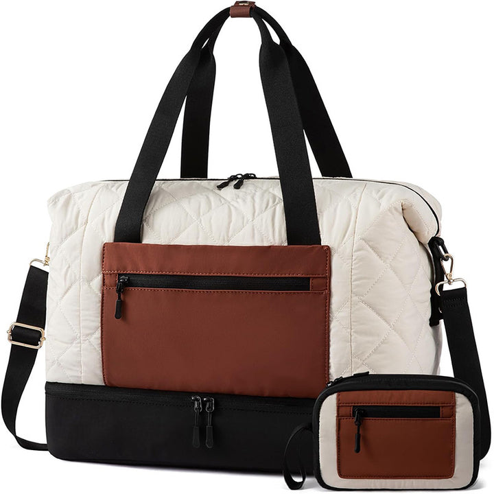 Practical Travel Bag with Removable Cosmetic Pouch Stornfield