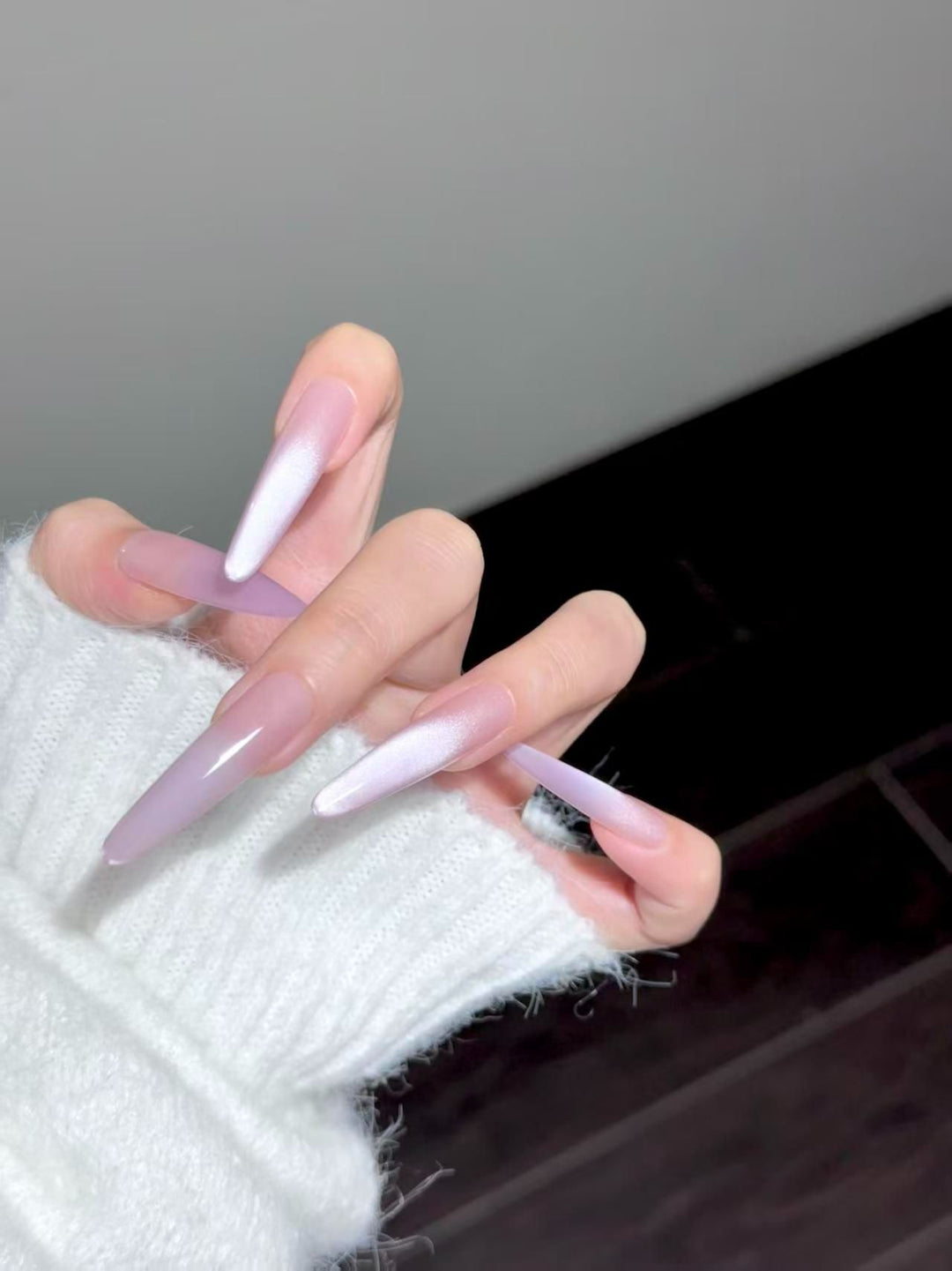 Ombre Stiletto Nail Extensions