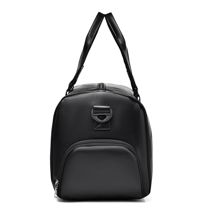 Premium Leather Weekender Duffel Bag Stornfield