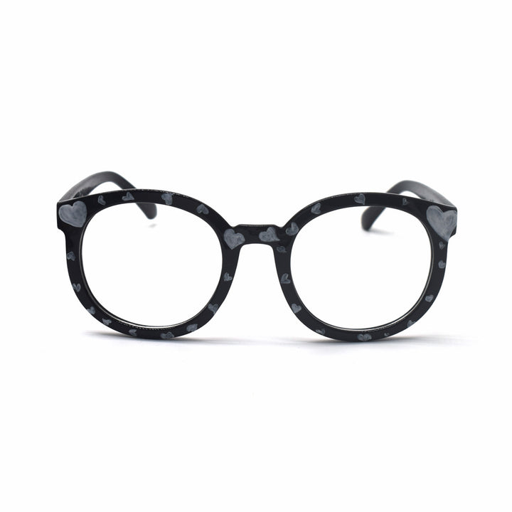 Trendy Heart-Printed Cat-Eye Glasses Stornfield