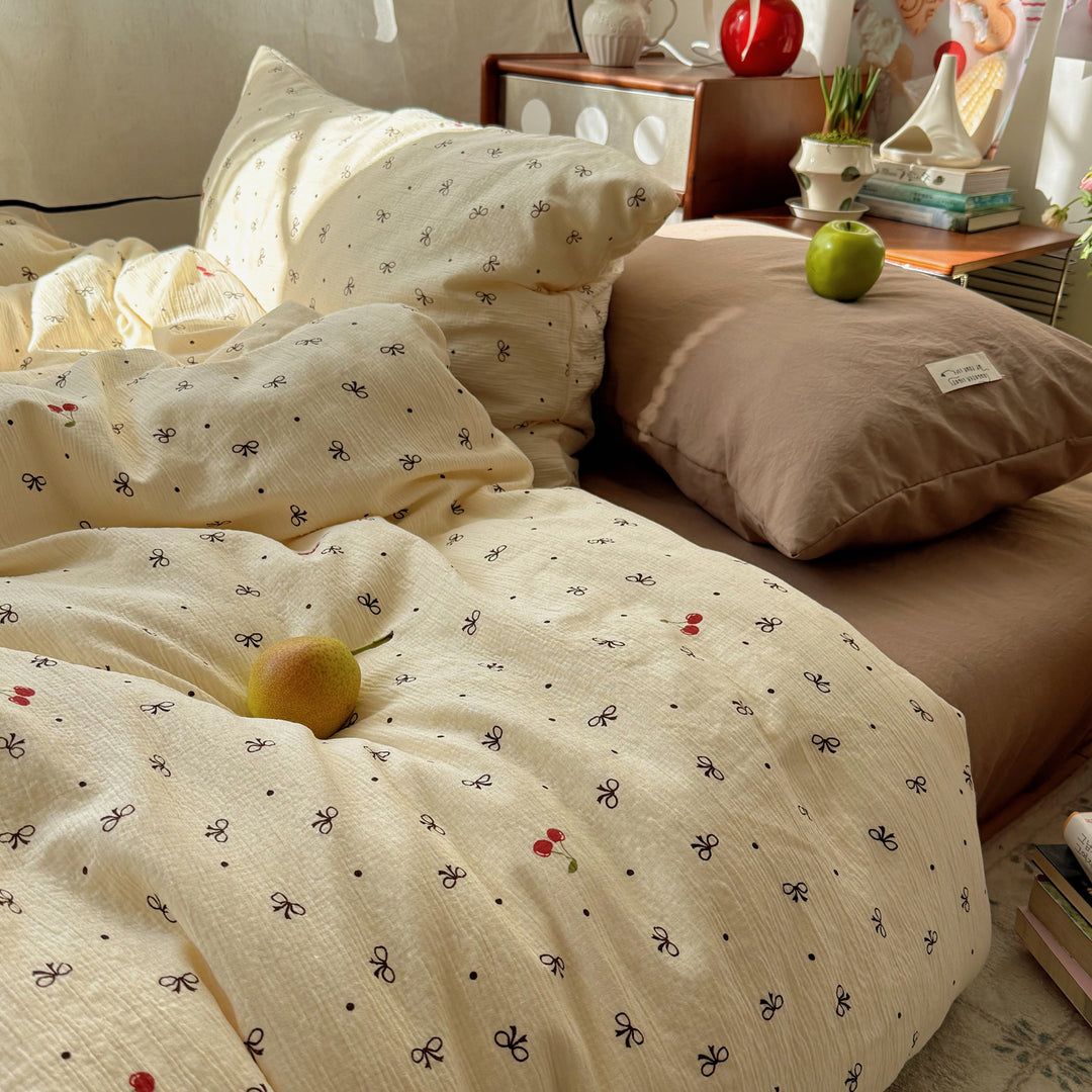 Quilted Duvet Cover Set