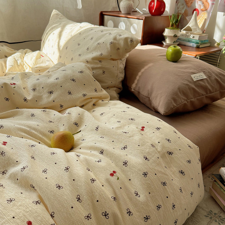 Quilted Duvet Cover Set