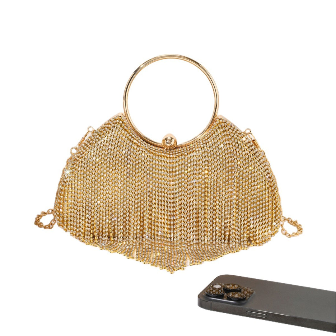Dazzling Chain Link Evening Clutch