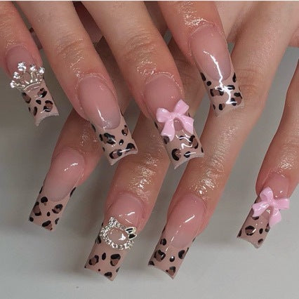 Decorative Leopard Print Nail Art Extensions
