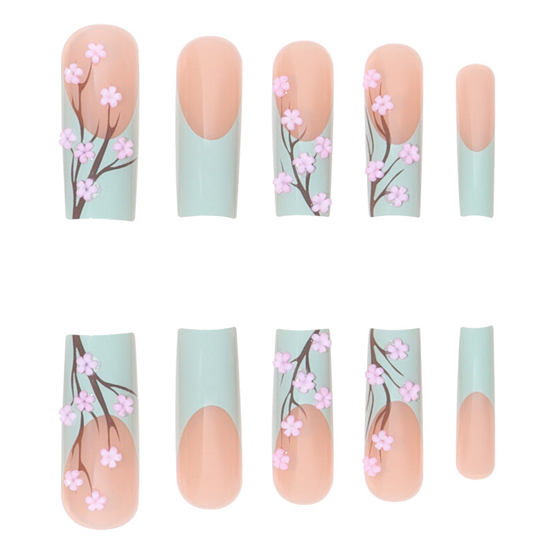 Floral Blossom Stiletto Press-On Nails Stornfield