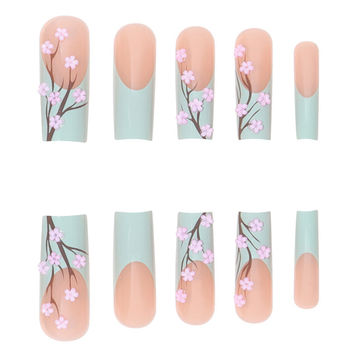 Floral Blossom Stiletto Press-On Nails Stornfield