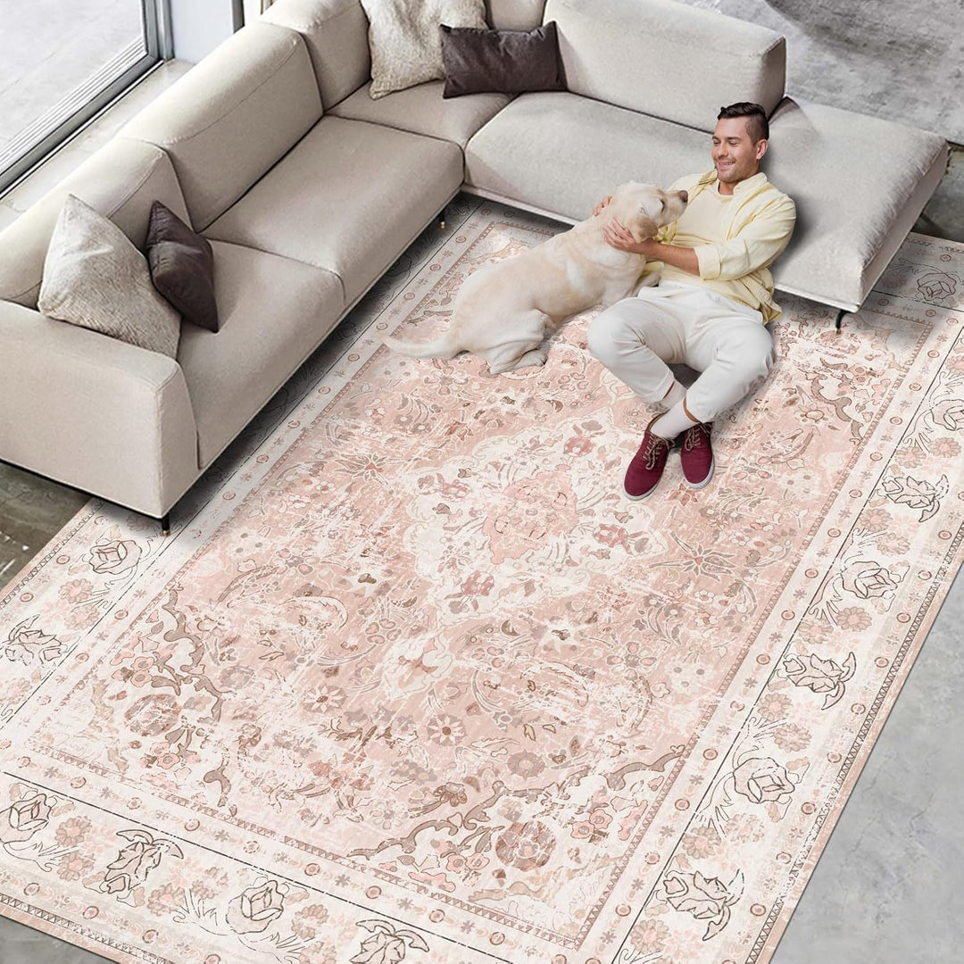 Vintage Flower Pattern Carpet