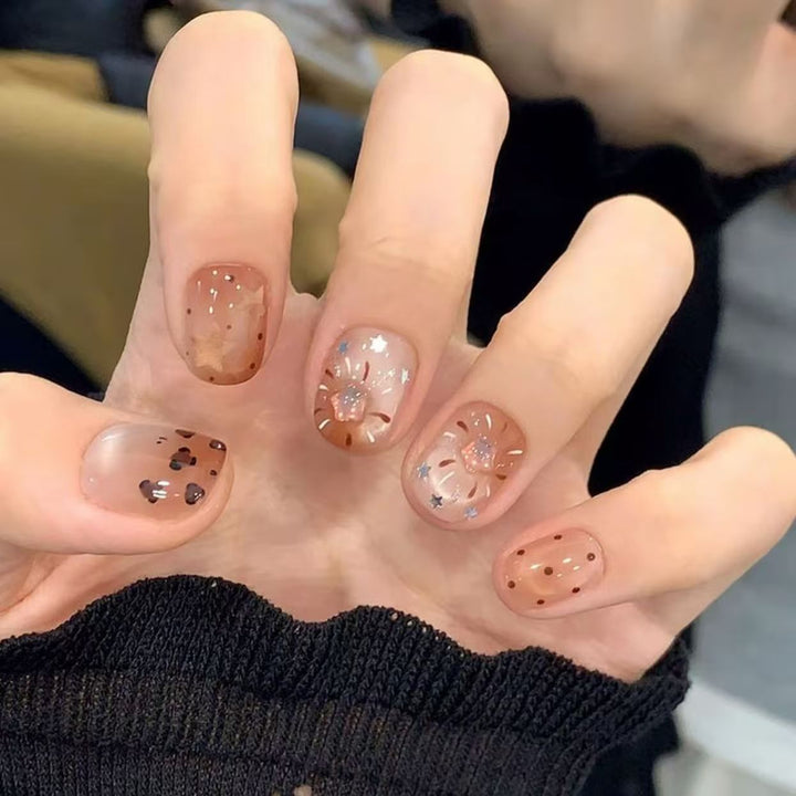 Artistic Press-On Nail Extensions