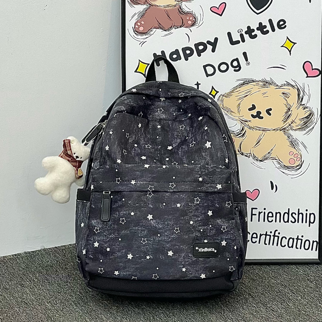 Star-Patterned Casual Backpack Stornfield 1791204559