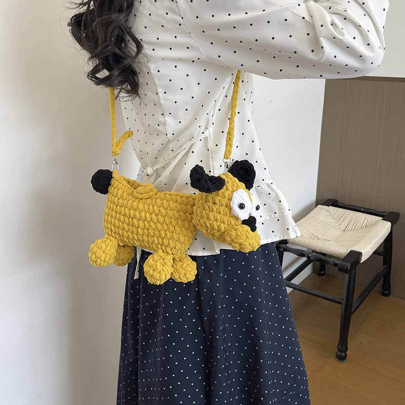 Creative Plush Animal Crossbody Bag