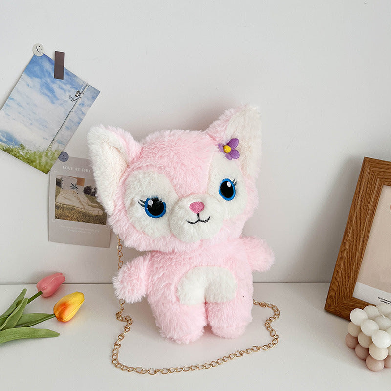 Cute Plush Animal Crossbody Bag