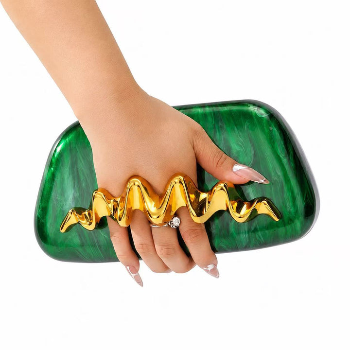 Sculptural Acrylic Clutch