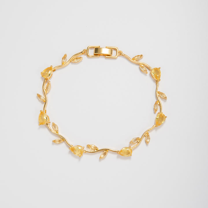 Elegant Floral Design Statement Bracelet Stornfield