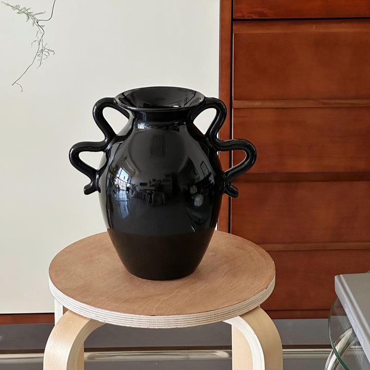 Elegant Sculptural Ceramic Vase