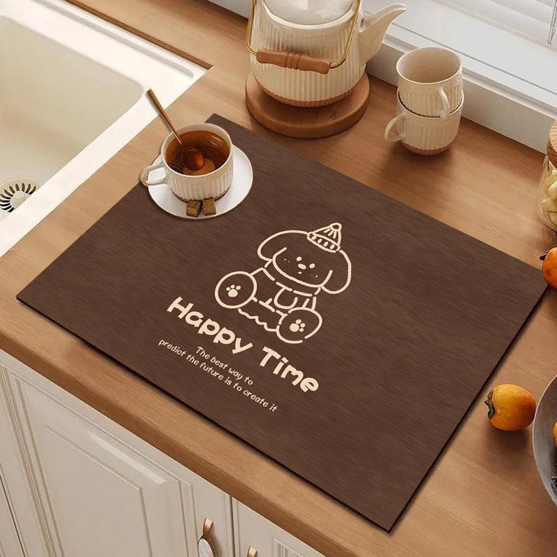 Cute Cartoon Dog Kitchen Mat Stornfield