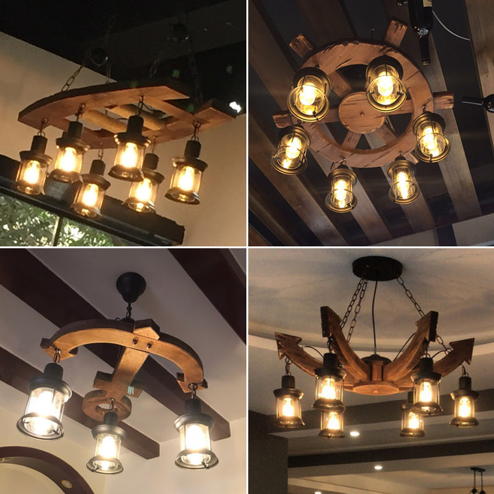 Artistic Guitar-Shaped Chandelier