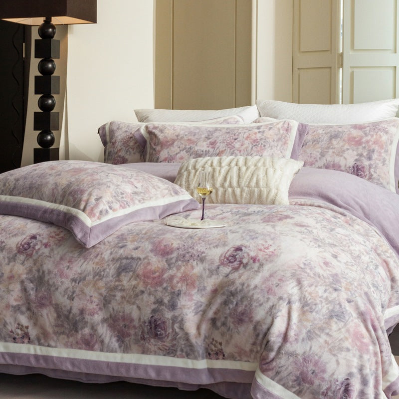 Fluffy Reversible Bedding Set