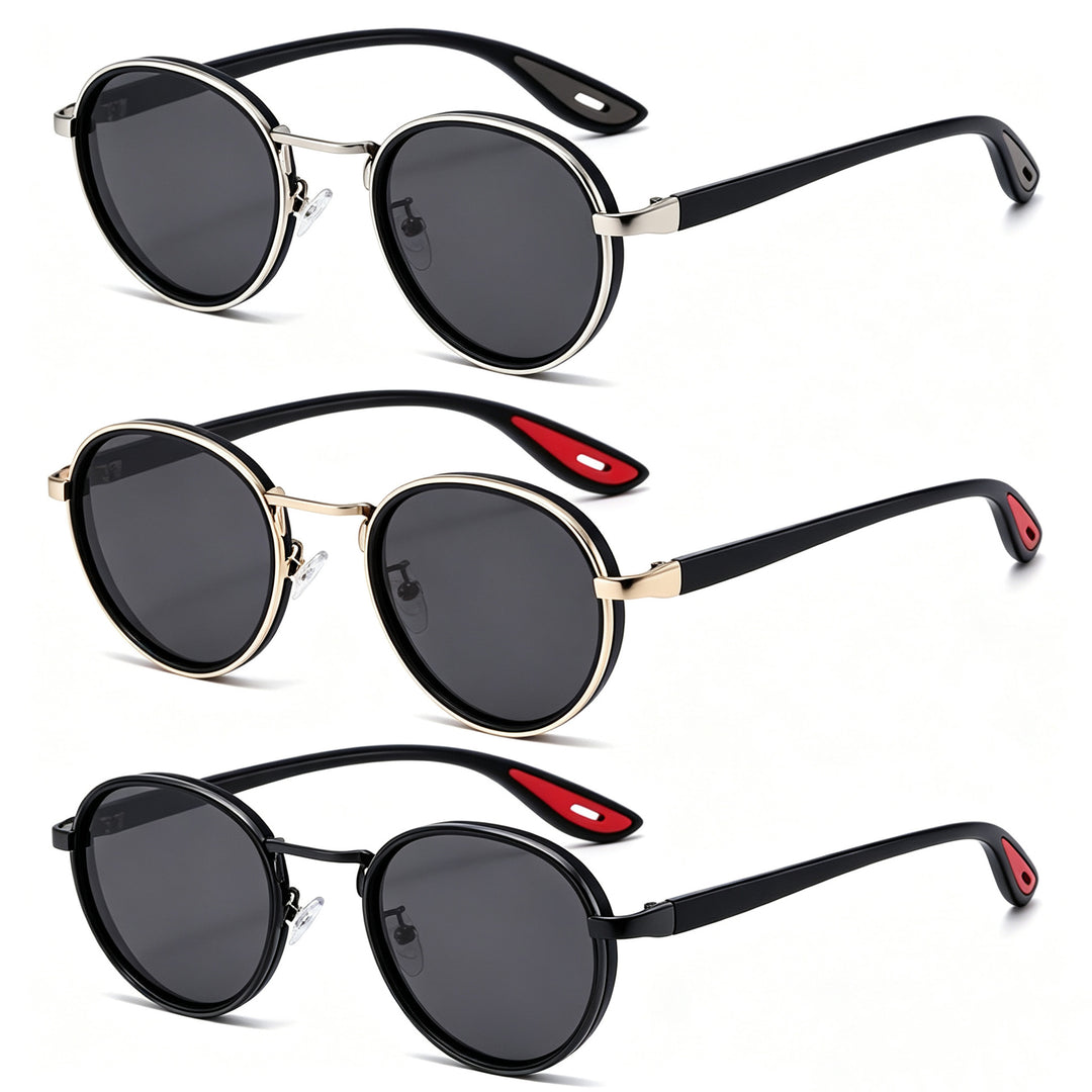 Vintage Round Frame Sunglasses Stornfield