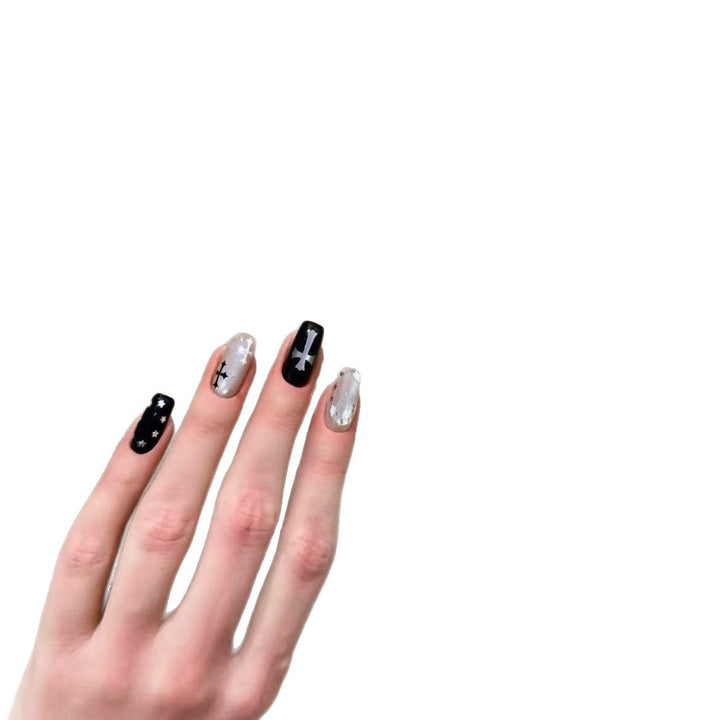 Celestial Themed Press-On Nail Art Set Stornfield