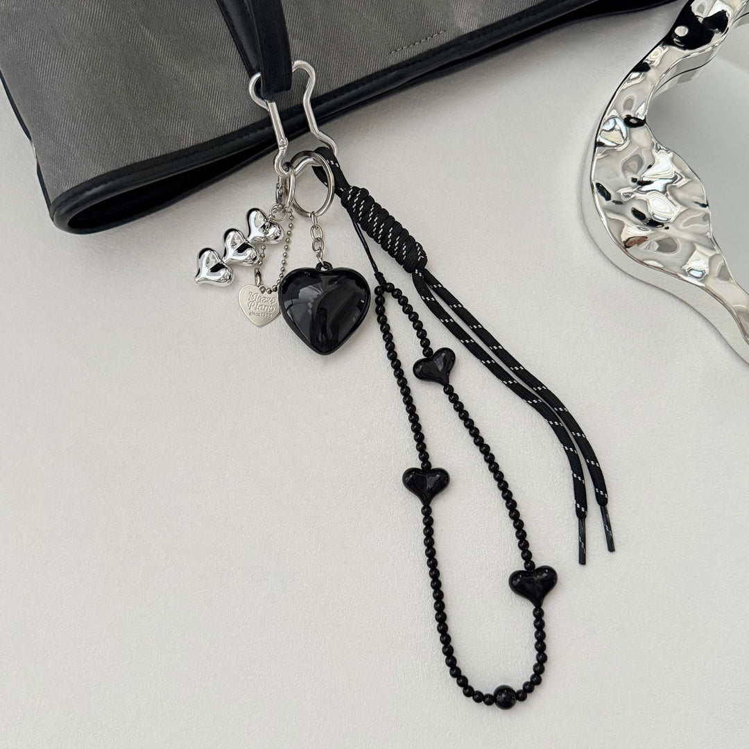 Elegant Heart Charm Keychain Stornfield