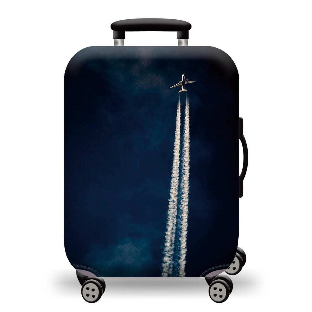 Unisex Hard-shell suitcase with stunning mountain landscape design Stornfield