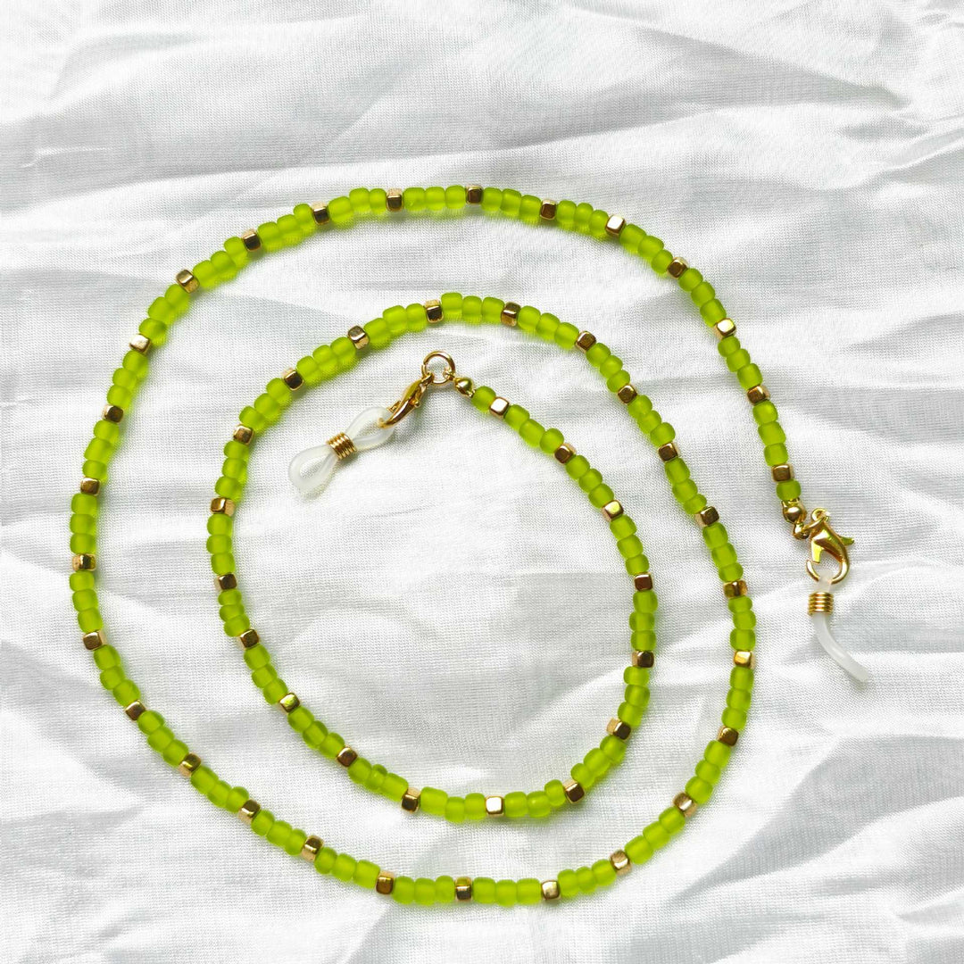 Fashionable Glasses Holder Chain Made of Colorful Beads Stornfield