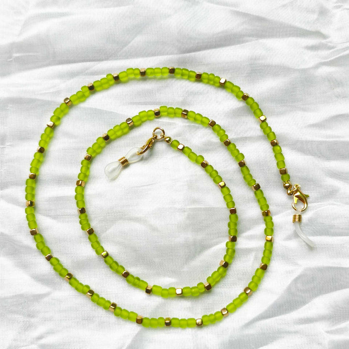 Fashionable Glasses Holder Chain Made of Colorful Beads Stornfield