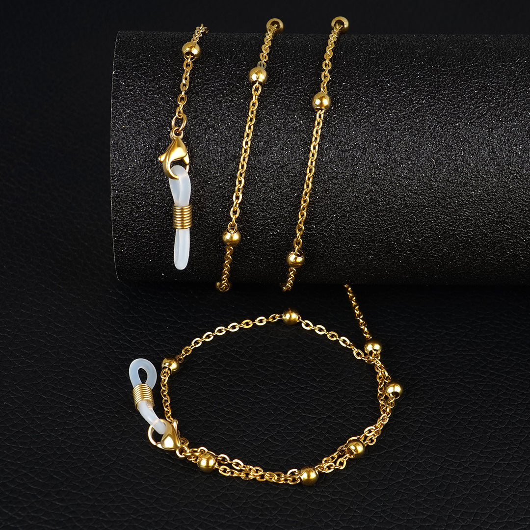 Premium Beaded Eyewear Retainer Stornfield