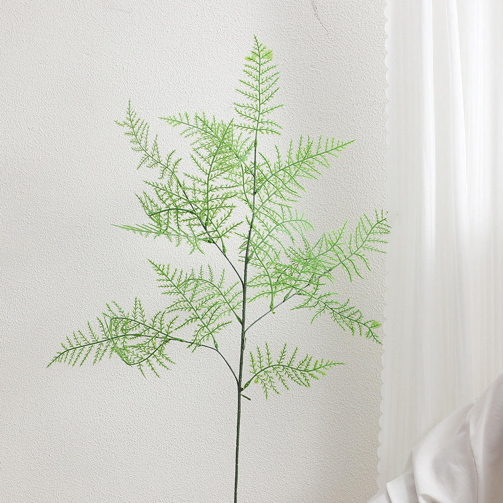 Decorative artificial branch with filigree, curved twigs