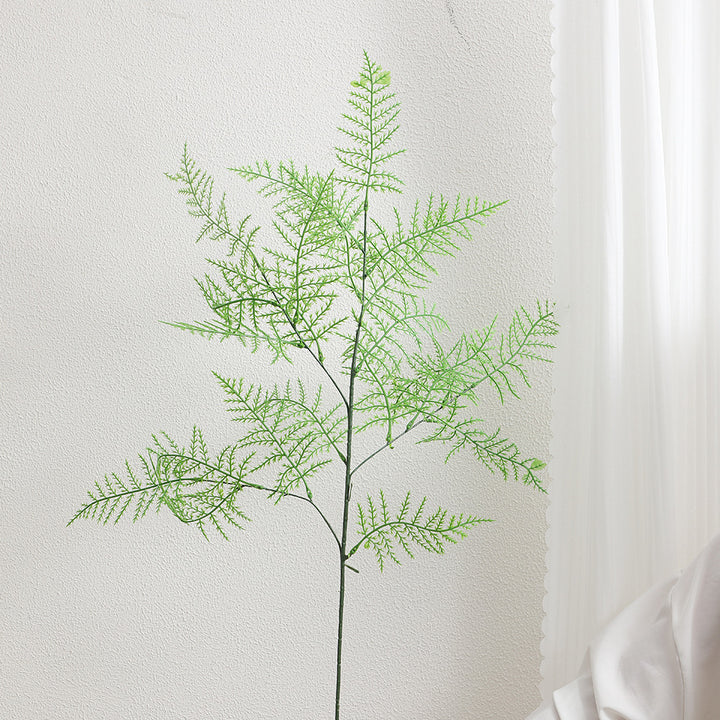Decorative artificial branch with filigree, curved twigs