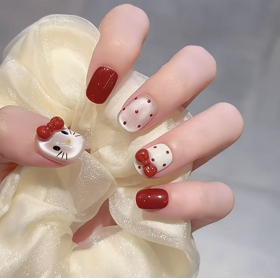Artistic Cat and Dog Themed Nail Art Extensions Stornfield