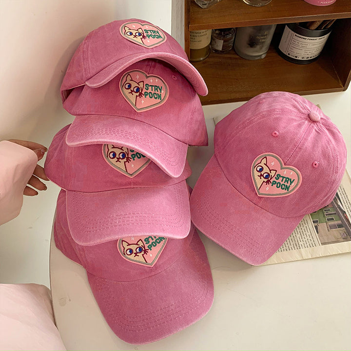 Women's Casual Embroidered Cat Cap Stornfield