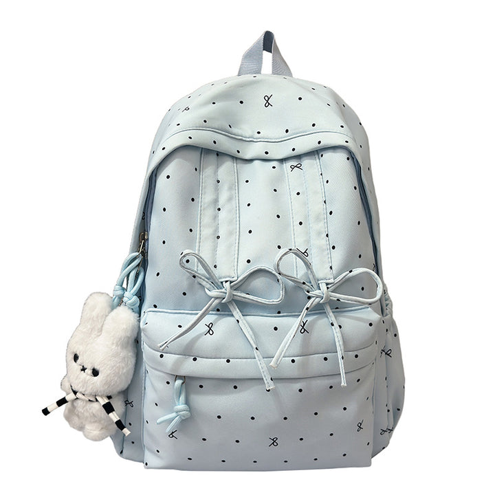 Fun Polka Dot Patterned Backpack