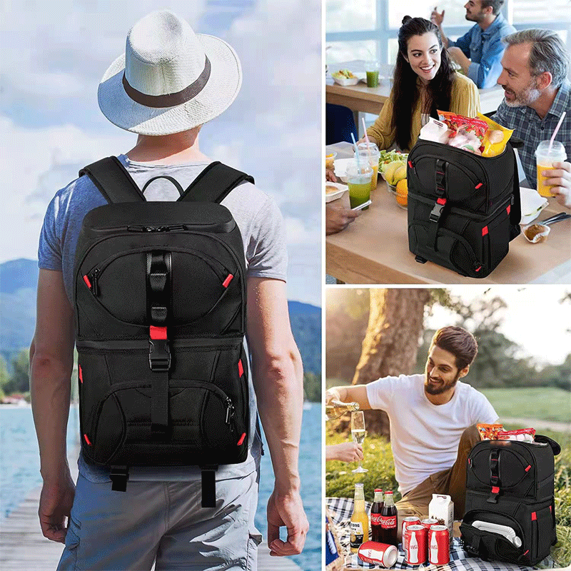 Insulated Food and Beverage Backpack Cooler Stornfield