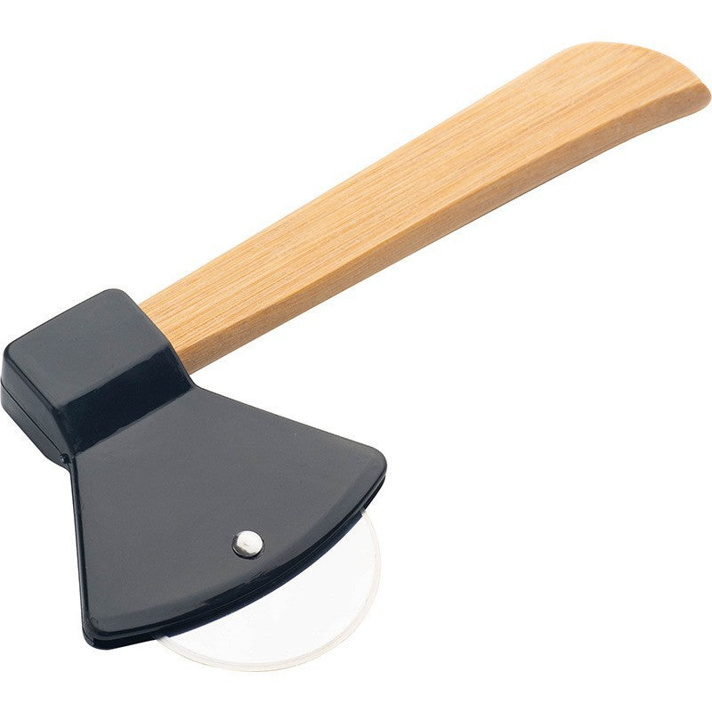 Pizza cutter with ergonomic wooden handle Stornfield