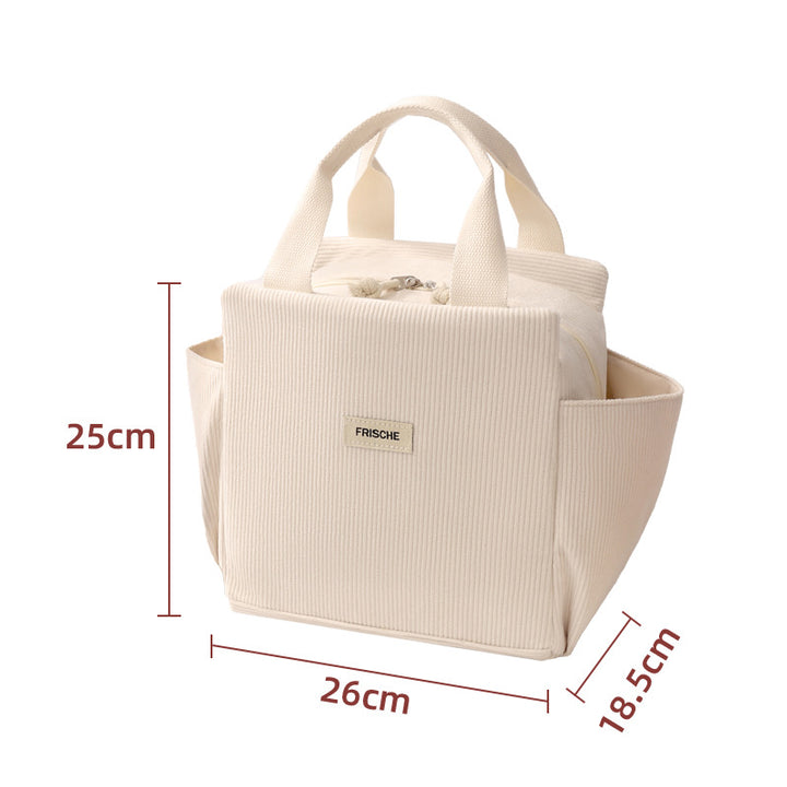 Multi-Pocket Insulated Lunch Tote