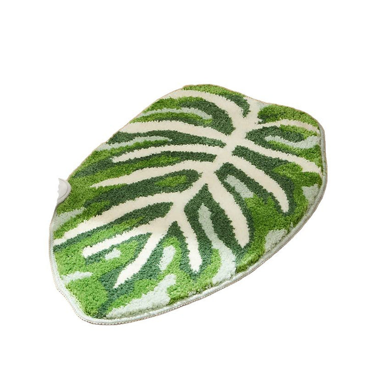 Leaf-Shaped Bathroom Mat