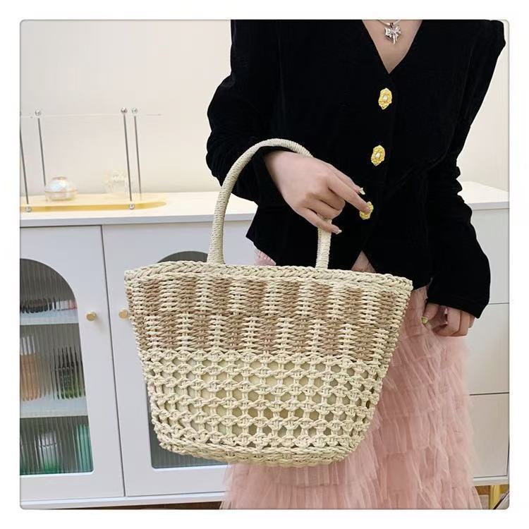 Handwoven basket bag with airy structure Stornfield