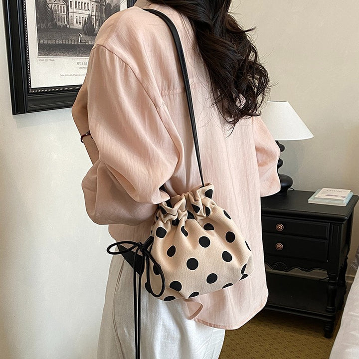 WoFun Polka Dot Drawstring Mini Handbag Stornfield