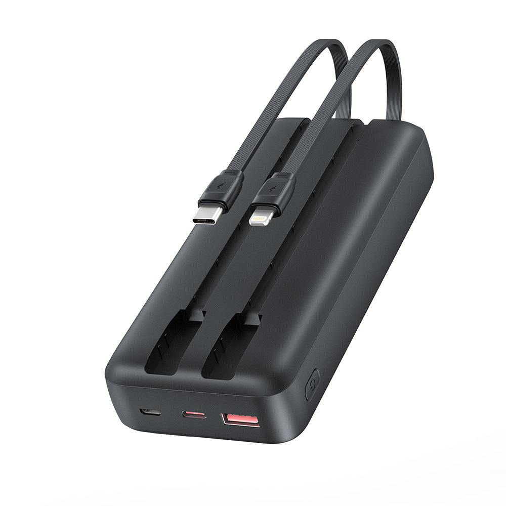 Power bank with dual charging cable and fast charging function Stornfield