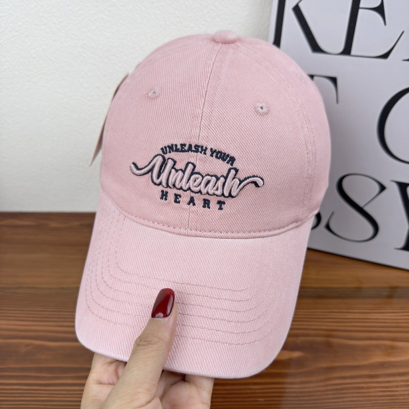 Women's Embroidered Heart Graphic Baseball Cap Stornfield