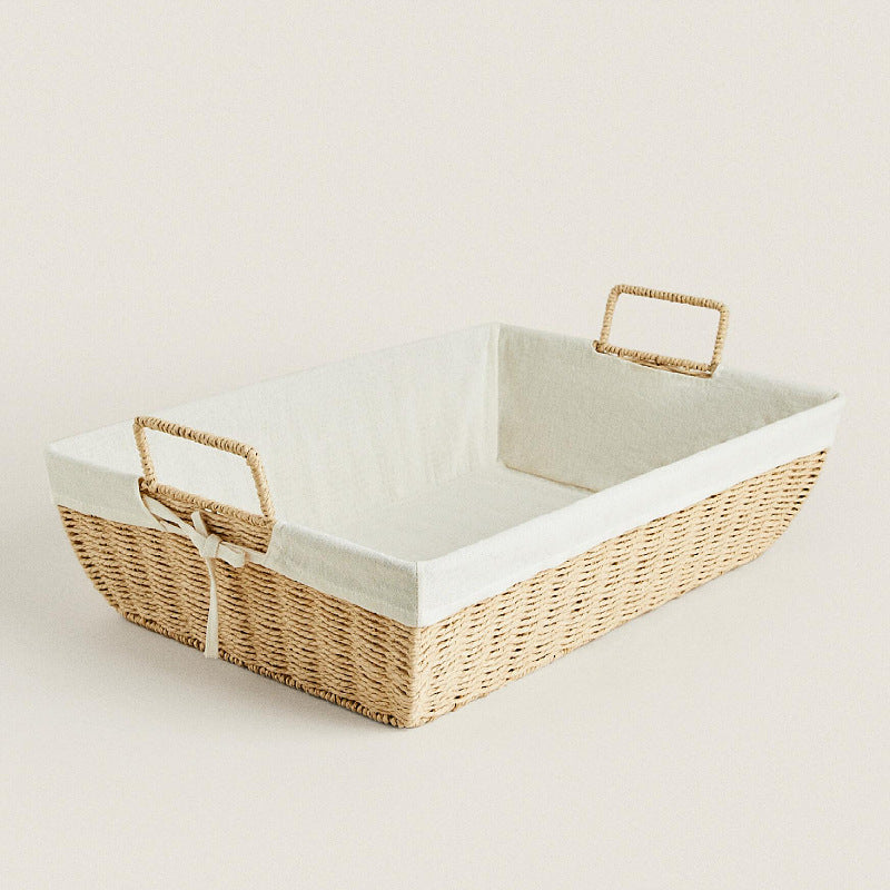 Practical storage basket with fabric lining Stornfield