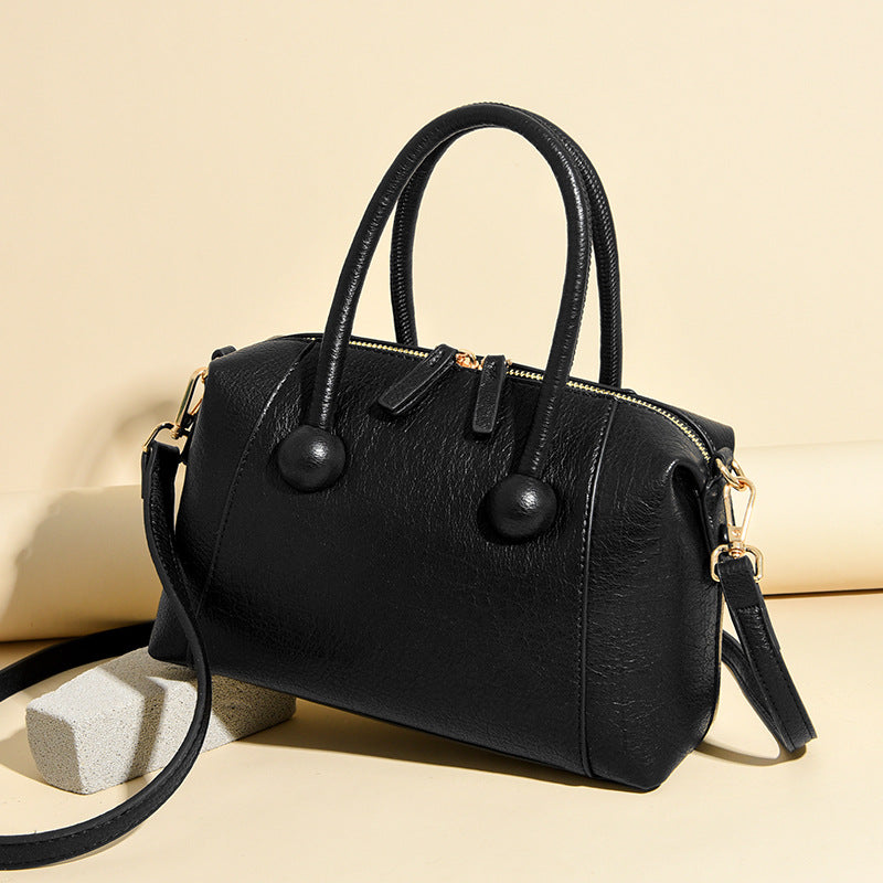 Stylish Textured Handheld Satchel Stornfield