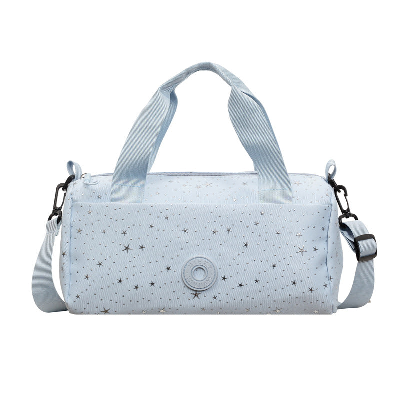 Stylish Star-Patterned Sports Duffle