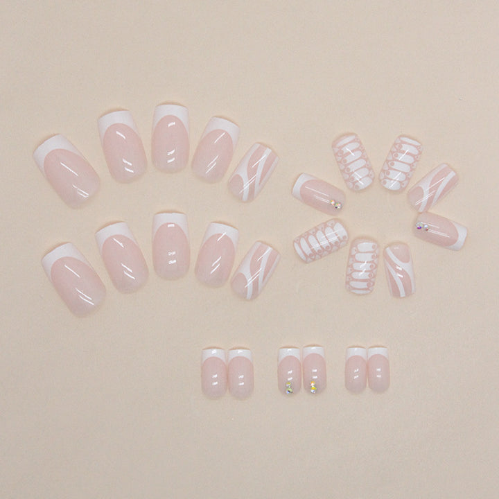 Artistic Press-On Nail Art Set Stornfield