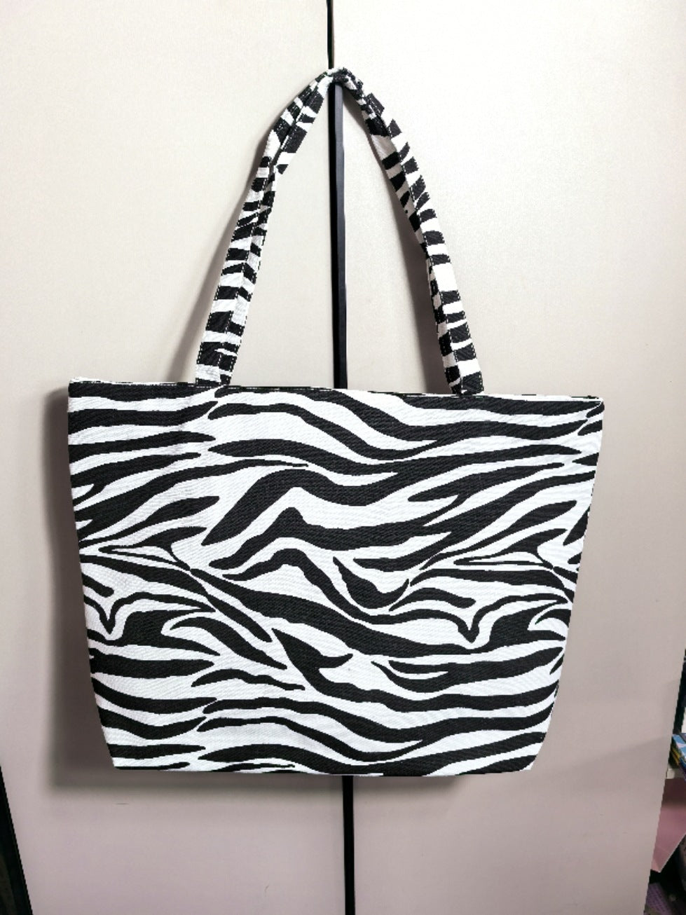 Large zebra design tote bag Stornfield